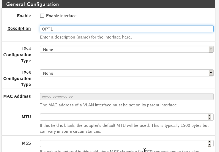 Interface Config Ex