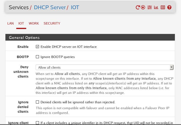 DHCP IoT