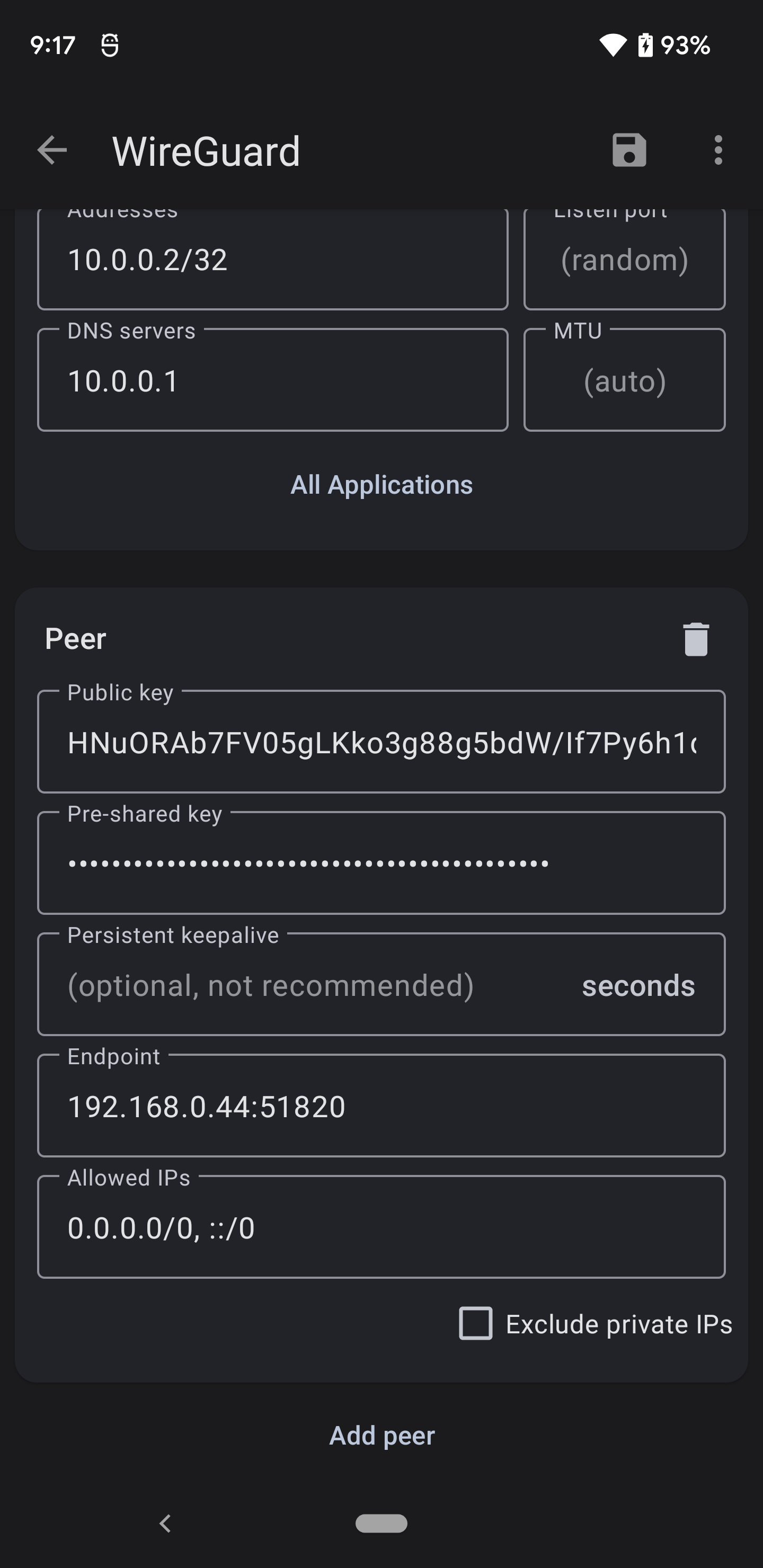 PfSense Config