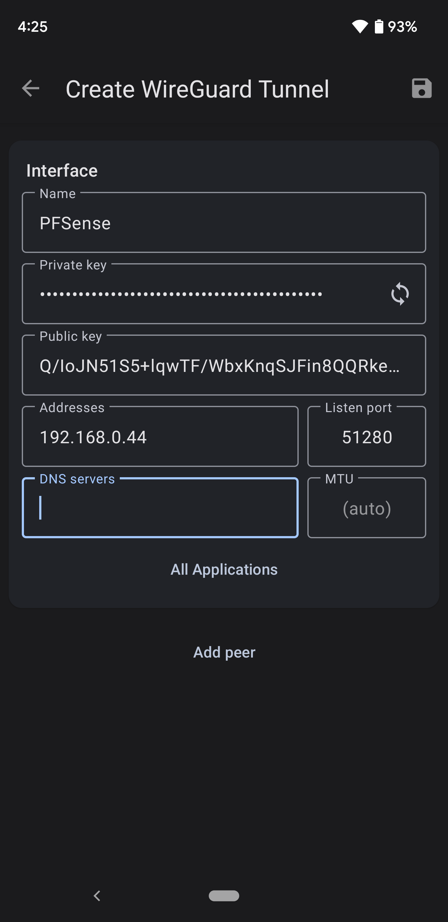 Pfsense Peer