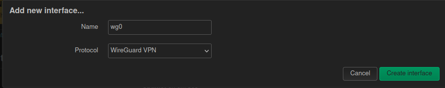 wg0 interface
