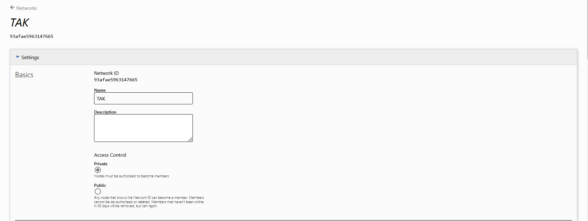 Network Config